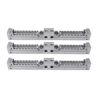 Base de module linéaire usinée CNC en acier inoxydable/aluminium pour équipement semi-conducteur, module linéaire sous vide haute précision percé