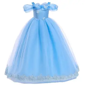 工厂承接定制女孩公主裙万圣节人物表演服装批发剧场服装