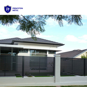 Nhôm ngang slat hàng rào thanh lịch ngoài trời hàng rào trellis & Gates - Product Image 2