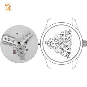 Personnalisation du fabricant Mécanisme de la roue étoilée Heures d'errance Modification automatique du mouvement pour le calibre Miyota 8215 - Product Image 1