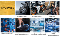 Composants de tige de vélo forgés sur mesure, usinage CNC, anodisation, service OEM, prix compétitif et certifiés ROHS