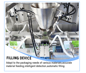 <span class=keywords><strong>Machine</strong></span> d'emballage alimentaire entièrement automatique haute efficacité pour sachets préformés Doypack de bonbons mous granulés - Product Image 6