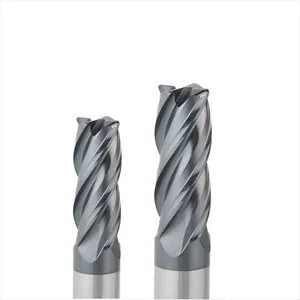 BKEA Wholesale Price Standard Size Hrc50 Router Bits Tungsten Carbide Durable Cutting Tools Corner Radius End Mill