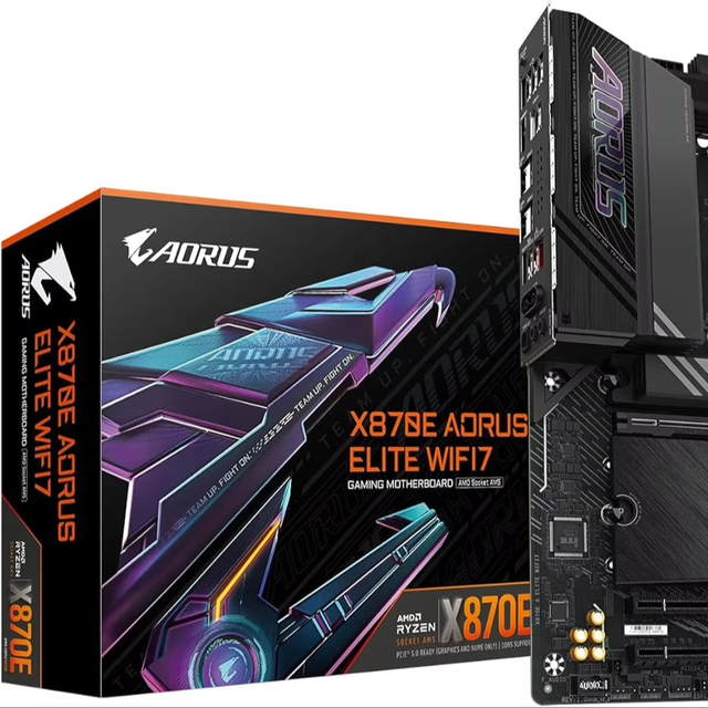 X870E WIFI7 AM5 DDR Double Channel Motherboard ATX 4X M.2 PCIe 5.0 USB4 2.5GbE LAN Desktop New