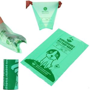 Sacs à déjections canines biodégradables super résistants, 100 % étanches, avec logo personnalisé sur mesure - Product Image 2
