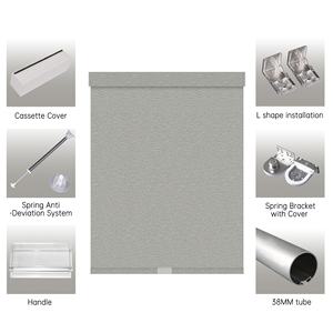 Stores Enrouleurs Solaires Écologiques Sans Fil Intégrés Anti-UV, Compatibles Alexa et <span class=keywords><strong>Google</strong></span> Assistant, pour Chambre et Bureau - Product Image 4