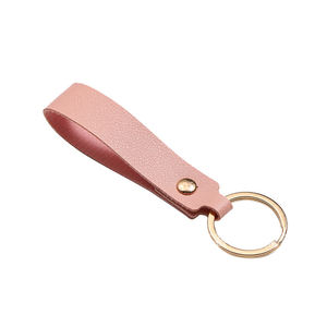 Toptan kısa PU deri anahtarlık High-end kadınlar için basit ve şık araba anahtarlık çanta parçaları ve aksesuarları - Product Image 6