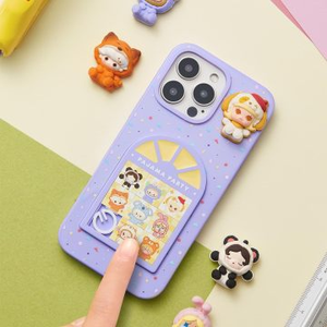 100% Original POPMART lindo Animal iPhone caso PVC vinilo <span class=keywords><strong>Frozen</strong></span> fiesta serie Slider cueva pijamas caja ciega caso misterioso - Product Image 2