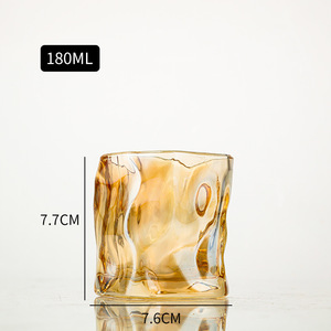 MMJapanese Beer Mug Gift Glass Beverage <strong>Tumbler</strong>; High-quality Tea and Water Glass Coffee Breakfast Milk <strong>Wine</strong> Glass Whiskey. - Product Image 4
