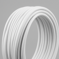 Weiß ummanteltes RVVB-Doppel-Flachkabel, flexibles Elektrokabel, 2-adrig, 0,75 mm² bis 4,0 mm², weiße Ummantelung, 300/500 V Nennspannung