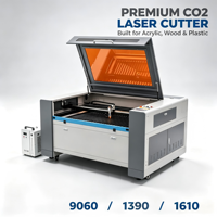 Machine de découpe laser CO2 industrielle avec commande CNC pour acrylique, bois, MDF, tissu, papier