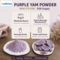 Poudre d'igname violette naturelle Ube de qualité supérieure, prix d'usine, extrait végétal de qualité alimentaire