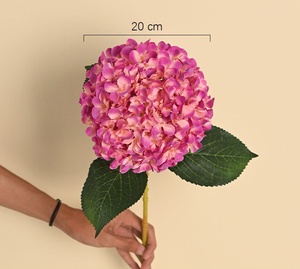 H647 Fiori Artificiali di Ortensia 3D di Alta Qualità, Perfetti per Decorazioni di Matrimoni e Camere Nuziali - Product Image 2