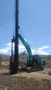 Battipalo DD25 e DD35 tipo asta di guida <span class=keywords><strong>diesel</strong></span> martello palo attaccato all'escavatore per il progetto di guida del palo - Product Image 4