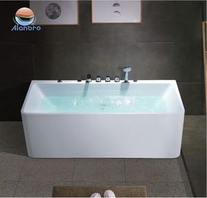 Baignoire de massage en acrylique avec jacuzzi, design graphique de luxe pour hôtel Baignoire <span class=keywords><strong>d</strong></span>'hydromassage moderne réversible autoportante 3 ans CN;GUA - Product Image 3