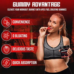 Gomitas de Creatina Aptas para Veganos |   Apoya la Resistencia y la Recuperación Muscular, Ideal para Entusiastas del Fitness y Atletas - Product Image 4