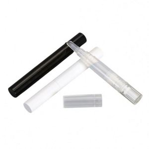 Tubes de gloss à lèvres en plastique écologiques avec logo imprimé en sérigraphie, 3 ml, emballage cosmétique pour baume à lèvres à visser - Product Image 1