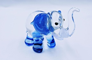 Tiny Glass World Handmade Lampwork Glass Hummingbird Tabletop <b>Ornament</b> Colorful Blown Glass Bird Figurine Art Baptism <b>Easter</b> - Product Image 6