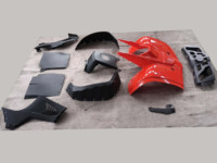 Kit de carrosserie en polypropylène pour quad tout-terrain robuste, remplacement OEM, carénages avant, garde-boue, panneaux latéraux