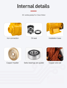 Bomba de Agua de Turbina QB60 DC 12V 24V, Bomba de Agua Solar de Alta Presión y Gran Caudal para Riego Agrícola y Doméstico - Product Image 6