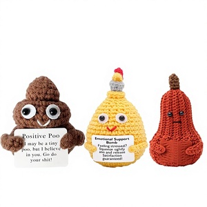 Muñecos <span class=keywords><strong>de</strong></span> Ganchillo Amigurumi Hechos a Mano, Lindos y Divertidos, con Forma <span class=keywords><strong>de</strong></span> Animales y Plantas, para Apoyo Emocional, Juguetes y Adornos en Maceta, Venta al por Mayor - Product Image 1