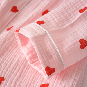 Ensemble <span class=keywords><strong>de</strong></span> pyjama <span class=keywords><strong>de</strong></span> haute qualité pour femmes adultes, vêtements <span class=keywords><strong>de</strong></span> détente en <span class=keywords><strong>coton</strong></span> doux, mousseline <span class=keywords><strong>de</strong></span> <span class=keywords><strong>coton</strong></span>, vêtements <span class=keywords><strong>de</strong></span> nuit, robe <span class=keywords><strong>de</strong></span> nuit, ensemble <span class=keywords><strong>de</strong></span> pyjama pour femmes - Product Image 3