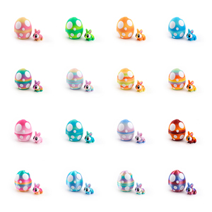 Vashine Jouets amusants pour enfants en PLA imprimé en 3D, lapin, œuf de Pâques, lapin en cristal flexible, décoration d'œuf de Pâques, figurines d'action - Product Image 5