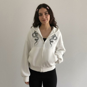 <span class=keywords><strong>Ropa</strong></span> de Estilo Americano, Sudadera Holgada, <span class=keywords><strong>Ropa</strong></span> 2k, Sudadera con Capucha para Chicas Modernas, Top Corto - Product Image 1