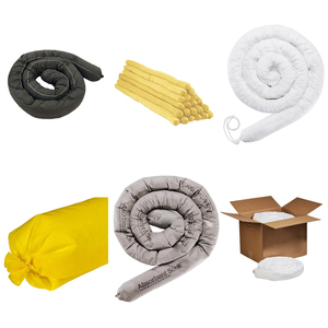 100% olio di polipropilene solo materiale chimico assorbente per pulire il liquido per fuoriuscite di liquido per il controllo di emergenza per il solo inquinamento petrolifero usa il calzino - Product Image 1