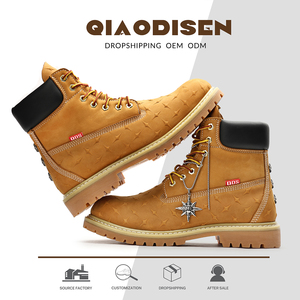 Bottes de sécurité pour hommes de haute qualité, imperméables, antidérapantes, anti-perforation, chaussures de travail de construction, fabricants de bottes de sécurité pour travaux au sol - Product Image 3