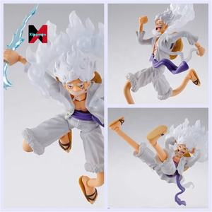 One Pieced Luffy Gear Five Nika Sun God <span class=keywords><strong>Anime</strong></span> figura articulada articulaciones Pose-able estatua modelo Kit regalo - Product Image 4