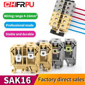 <span class=keywords><strong>SAK</strong></span>/JXB-16N terminale del connettore di blocco di rame terminale filo e cavo combinazione vite di collegamento - Product Image 2