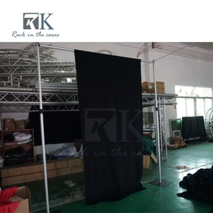 Kit de telón de fondo de alta calidad y fácil instalación con tubos y cortinas para stand de ferias comerciales y decoración de bodas - Product Image 3