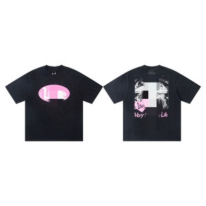 <span class=keywords><strong>T</strong></span>-shirt vintage délavé à l'acide pour hommes en gros - 100 % coton, style Saimt Michell, <span class=keywords><strong>t</strong></span>-shirts à manches courtes American High Street - Product Image 4