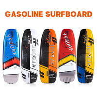 Planche de Surf à Réaction à Moteur à Essence en Fibre de Carbone d'Usine 110cc 50km/h, Planche de Surf Motorisée à Essence pour Sports avec Moteur en Fibre de Carbone