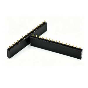 Conector de Placa de Circuito Impreso (PCB) de 2.54mm, 1x17 Pines, Hembra, de Una Sola Fila, Recto, con Ángulo Recto - Product Image 1