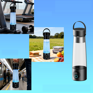 Bouteille d'eau hydrogénée portable OEM 500 ml, technologie SPE PEM, générateur d'hydrogène riche en PPB pour la maison et les voyages - Product Image 3