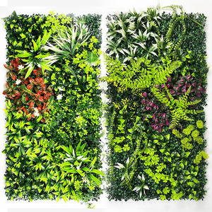 ألواح جدارية خضراء صناعية على ألواح جدارية خضراء صناعية لديكور النباتات الاصطناعية - Product Image 6