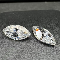 Sıcak satış 5A beyaz renk 0.5ct 1ct 1.5ct 2ct 3ct 5ct markiz Moissanite gevşek ücretsiz GRA sertifikalı