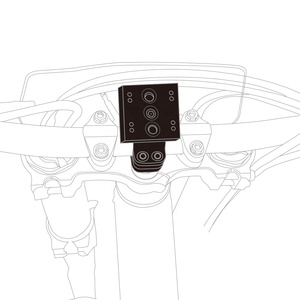 Support de fixation GPS pour guidon NICECNC 28 mm pour <span class=keywords><strong>KTM</strong></span> 790 <span class=keywords><strong>890</strong></span> ADVENTURE DUKE 2019-2023 690 ENDURO SMC <span class=keywords><strong>R</strong></span> 2008-2018 390 <span class=keywords><strong>ADV</strong></span> 2020-2023 - Product Image 2