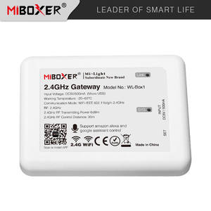 <span class=keywords><strong>Miboxer</strong></span> <span class=keywords><strong>Milight</strong></span> 2.4G passerelle sans fil WL-Box1 Smart WiFi LED Controller WiFi Control Box avec Smart Phone - Product Image 2