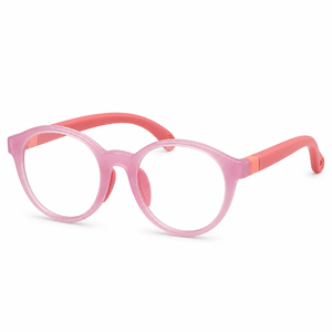 Monturas <span class=keywords><strong>de</strong></span> Gafas Infantiles Ligeras, Cuadradas y Ovaladas, con <span class=keywords><strong>Lentes</strong></span> <span class=keywords><strong>de</strong></span> PC y Estuches para Gafas, para Uso Diario - Product Image 1