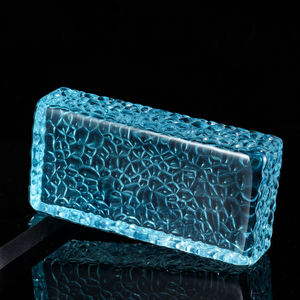 Фабрика по индивидуальному заказу хрустальный стеклянный кирпич сотовая поверхность Заводская индивидуальная декоративная стеклянная внутренняя наружная - Product Image 1