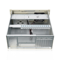 Chasis de ordenador de plástico Industrial ATX montado en rack de 4U, función bloqueable de profundidad de 450mm, fuente de alimentación de PC USB, Stock Industrial