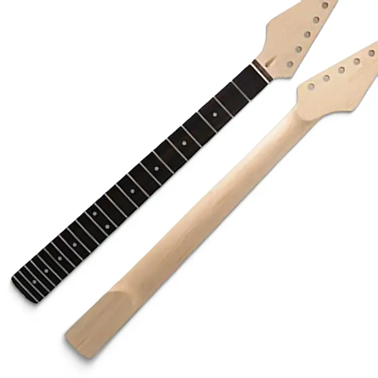 왼손 22 프렛 메이플 기타 넥 ST 자단나무 지판이있는 기타 넥