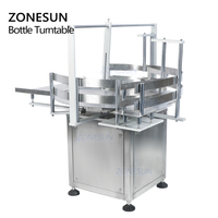 ZONESUN ZS-LP600Z Automatischer Runddreh-Flaschenentwirrer für Plastik- und Glasflaschen, Glasflaschen-Sortier-Drehtisch, Zuführtisch