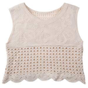 سترة نسائية مخرمة بالكروشيه بنمط زهري للبيع بالجملة، موضة صيف <span class=keywords><strong>2026</strong></span> بتصميم حلو، مباشرة من المصنع - Product Image 1