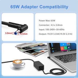 Chargeur d'ordinateur portable de haute qualité 45W 65W 90W, remplacement pour ordinateur portable <span class=keywords><strong>HP</strong></span>, <span class=keywords><strong>adaptateur</strong></span> <span class=keywords><strong>secteur</strong></span> intelligent à embout bleu pour Elitebook x360 - Product Image 2
