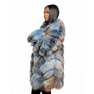 RXFurs Meilleurs magasins de vêtements pour femmes, <span class=keywords><strong>veste</strong></span> <span class=keywords><strong>en</strong></span> fourrure véritable pour femmes, couleur personnalisée, manteau <span class=keywords><strong>en</strong></span> fourrure naturelle pour femmes, manteau <span class=keywords><strong>en</strong></span> fourrure de renard pour l'hiver - Product Image 5