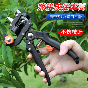 Grafting Shears Stainless Steel 10-20 Mm Bypass Pruner For <b>Fruit</b> Tree Grafting And Pruning With Smooth Cut - Product Image 1